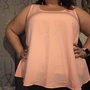 Hi Lo chiffon tank